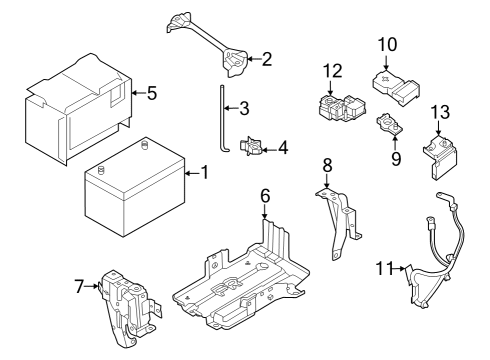 2022 Infiniti QX60 COVER-CONNECTOR Diagram for 24345-6TA0B