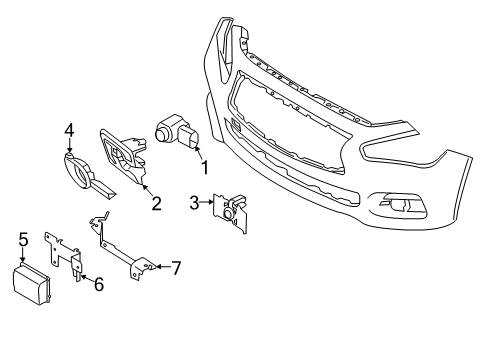 2022 Infiniti Q50 Lane Departure Warning Diagram 1