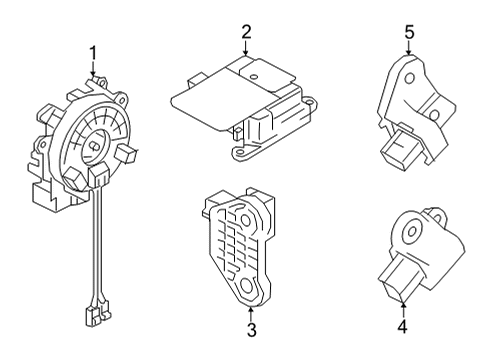 2022 Infiniti QX55 Sensor-Side AIRBAG, RH Diagram for 98830-5NA0A