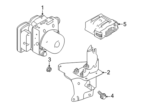 2024 Infiniti QX55 ABS Components Diagram