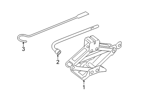 2024 Infiniti QX55 Jack & Components Diagram