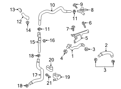 2020 Infiniti Q60 Intercooler Diagram 3