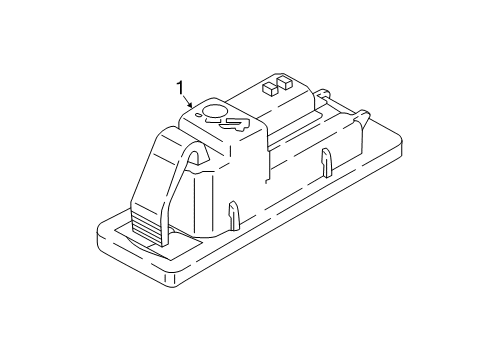 2020 Infiniti Q60 License Lamps Diagram