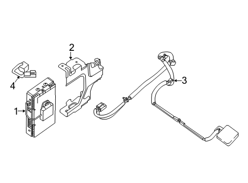 2020 Infiniti QX60 Communication System Components Diagram