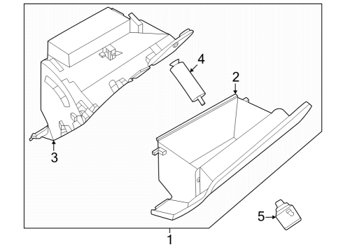 2022 Infiniti QX60 Glove Box Diagram