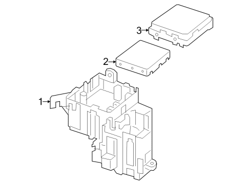 2022 Infiniti QX55 Electrical Components Diagram