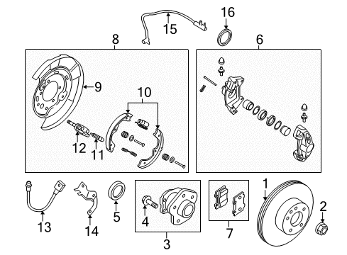 2014 Infiniti Q70 Nut-Lock,Front Wheel Bearing Diagram for 40262-4GA0D