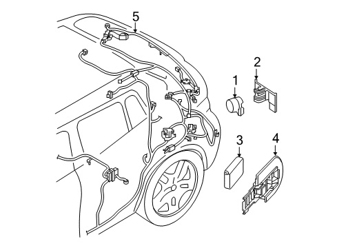 2019 Infiniti QX30 Cover Diagram for 28533-5DC3E