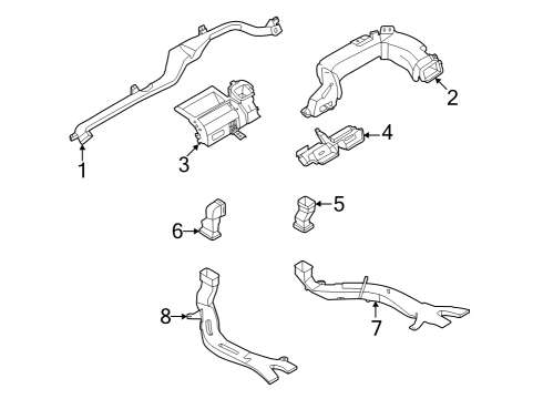 2022 Infiniti QX60 Ducts Diagram 1