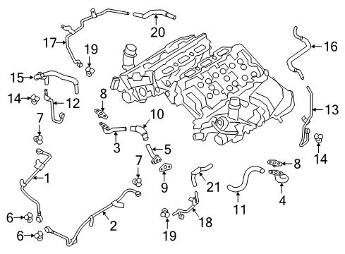 2020 Infiniti Q60 Turbocharger Diagram 1