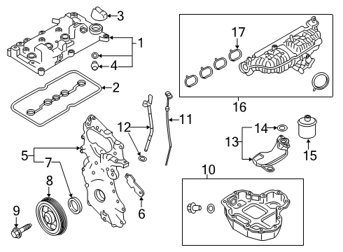 2019 Infiniti QX50 DAMPER-Mass Diagram for 13515-1KC0A