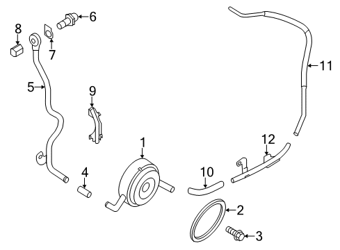 2020 Infiniti QX60 Oil Cooler Diagram