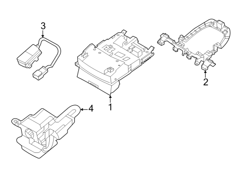 2023 Infiniti QX60 Sunroof Diagram 1