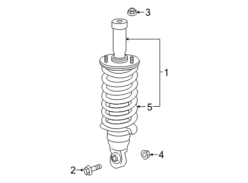 2021 Infiniti QX80 Struts & Components - Front Diagram 1