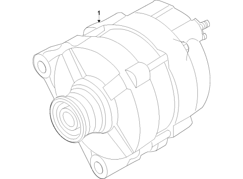 2022 Infiniti QX80 Alternator Diagram 1