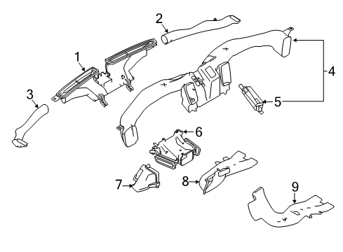 2020 Infiniti Q60 Ducts Diagram