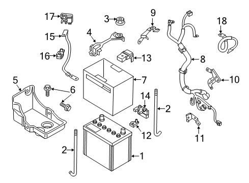 2022 Infiniti QX80 Battery Diagram