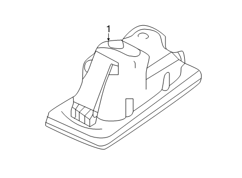 2020 Infiniti QX50 License Lamps Diagram