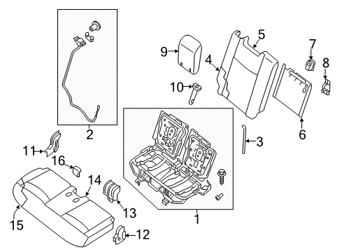 2020 Infiniti QX60 Third Row Seats Diagram