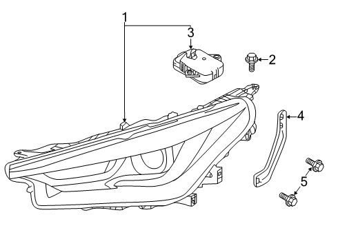 2020 Infiniti QX50 Headlamps Diagram