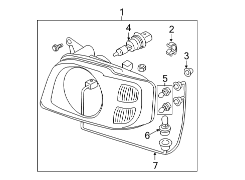 Bulb Diagram for 26717-9B90E