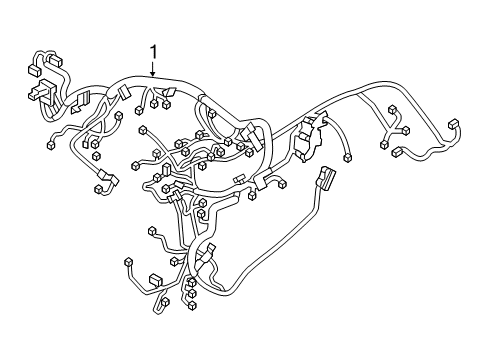 2021 Infiniti QX80 Harness-EGI Diagram for 24011-6JR0A