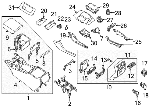 2020 Infiniti QX60 Heated Seats Diagram 1