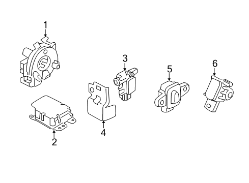 2021 Infiniti Q50 Sensor Assy-Side Air Bag,RH Diagram for K8HCM-5RA0J