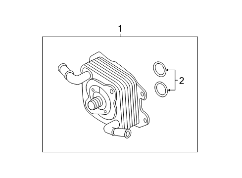 2022 Infiniti QX80 Oil Cooler Diagram