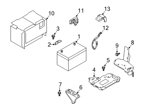 2021 Infiniti QX50 Battery Diagram