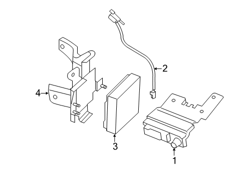 2017 Infiniti Q70 WEATHERSTRIP WIPER Motor HRN Diagram for 28362-6AU0A