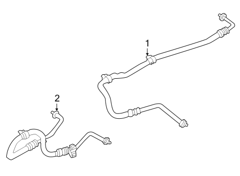 2023 Infiniti QX60 Trans Oil Cooler Diagram 1