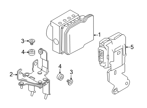 2020 Infiniti Q60 Anti-Lock Brakes Diagram 1