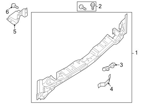 2023 Infiniti QX60 Rear Body Diagram