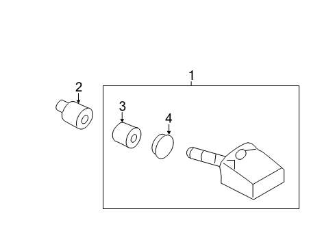 2020 Infiniti QX60 Tire Pressure Monitoring Diagram