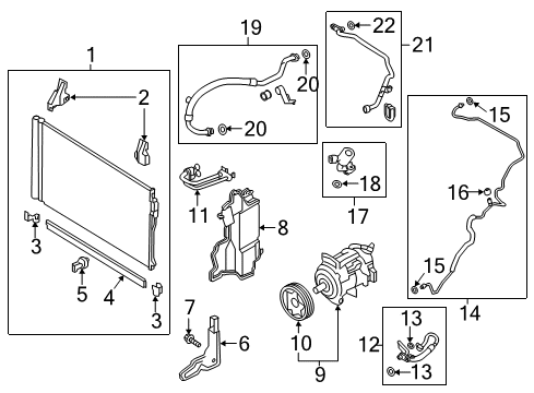 2020 Infiniti Q60 Switches & Sensors Diagram