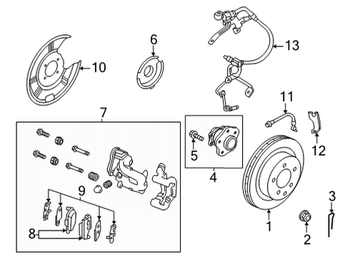 2022 Infiniti QX60 HARDWARE KIT Diagram for D4080-6RA0C