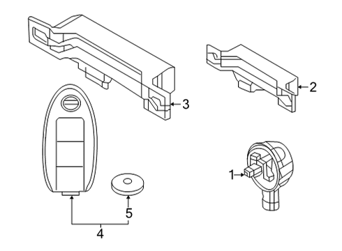 2020 Infiniti QX50 BUZZERASSY Diagram for 25641-6CA0A