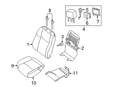 2020 Infiniti QX60 Heated Seats Diagram 2