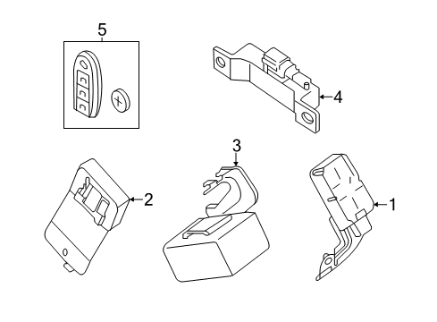 2020 Infiniti QX60 Electrical Components Diagram 3