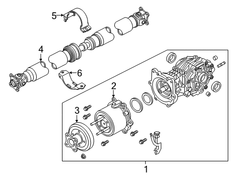 2020 Infiniti QX60 Transfer Case Diagram 2