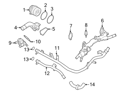 2022 Infiniti QX60 Fuel Level Sensor Diagram for 25060-6SA0A