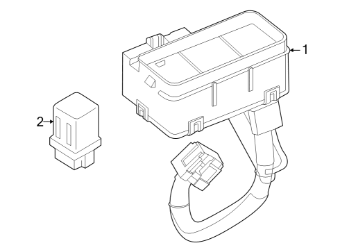 2022 Infiniti QX60 HARNESS-SUB,BODY Diagram for 24015-6TA0A