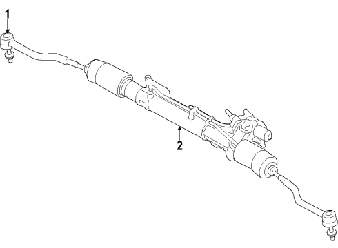 2020 Infiniti QX60 Steering Column & Wheel, Steering Gear & Linkage Diagram 4