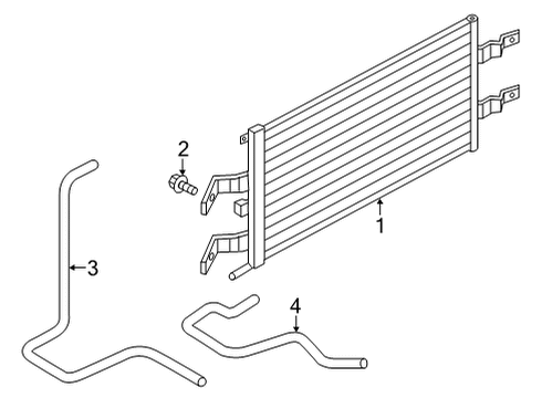 2022 Infiniti QX55 Trans Oil Cooler Diagram