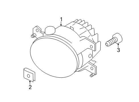 2020 Infiniti Q60 Fog Lamps Diagram