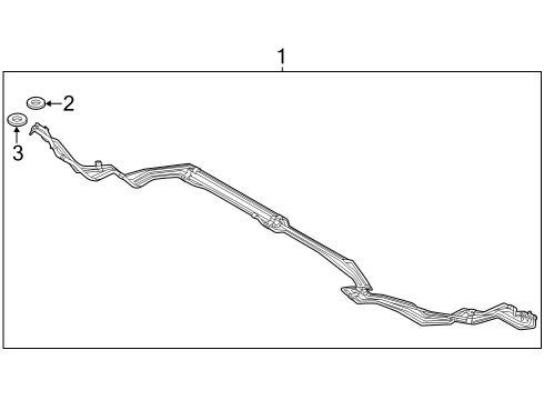 2023 Infiniti QX60 Rear A/C Lines Diagram