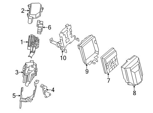 2022 Infiniti Q50 Fuse & Relay Diagram 1