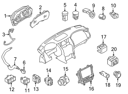 2021 Infiniti QX80 Automatic Temperature Controls Diagram 2