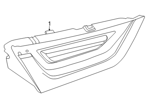 2022 Infiniti QX55 Combination Lamp Assy-Rear,RH Diagram for 26550-5VG1A